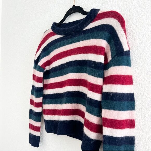 Rails Adela Wool Alpaca Striped Sweater XS - Picture 5 of 7